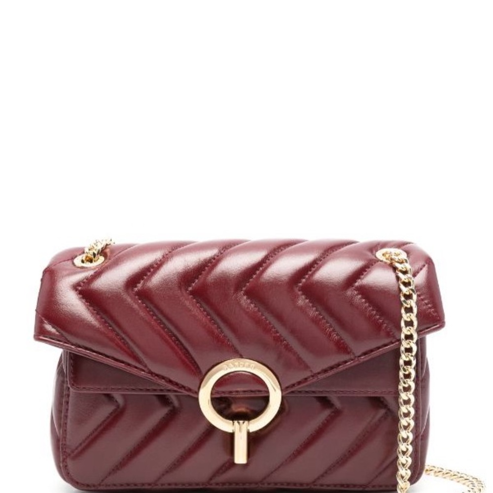 SANDRO Yza Quilted Quilted Shoulder Bag